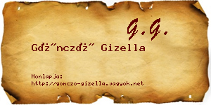 Göncző Gizella névjegykártya
